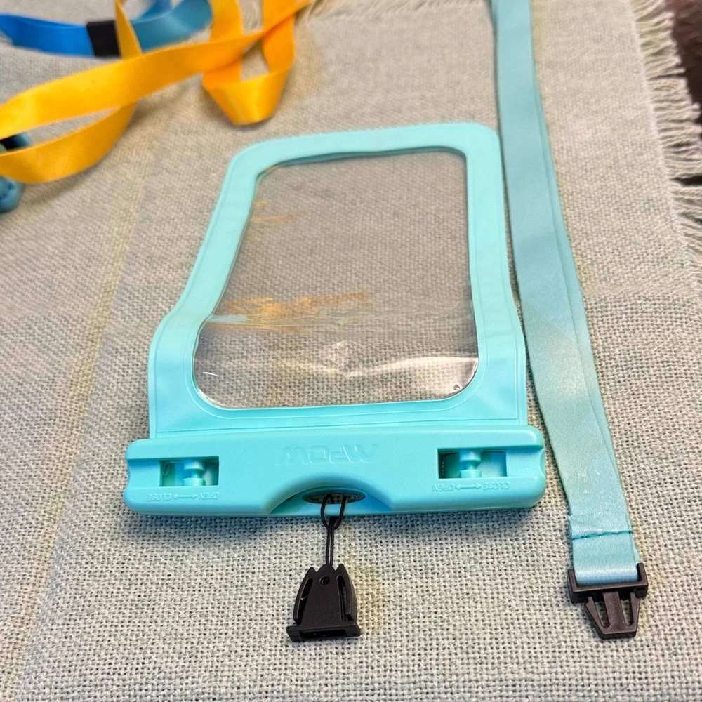 Set of Three Waterproof Phone Pouches Never Used